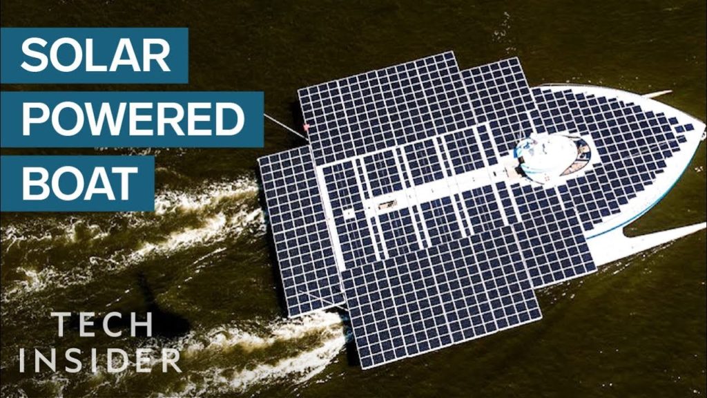 Giant Boat is Powered Entirely by Solar Energy