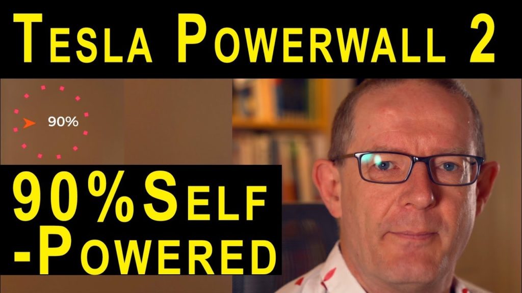 Solar PV and Tesla Powerwall 2 90% self-powered May 2019